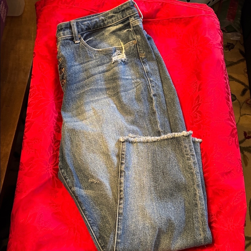Torrid Button Fly High-rise Straight Women’s Jeans (18S)